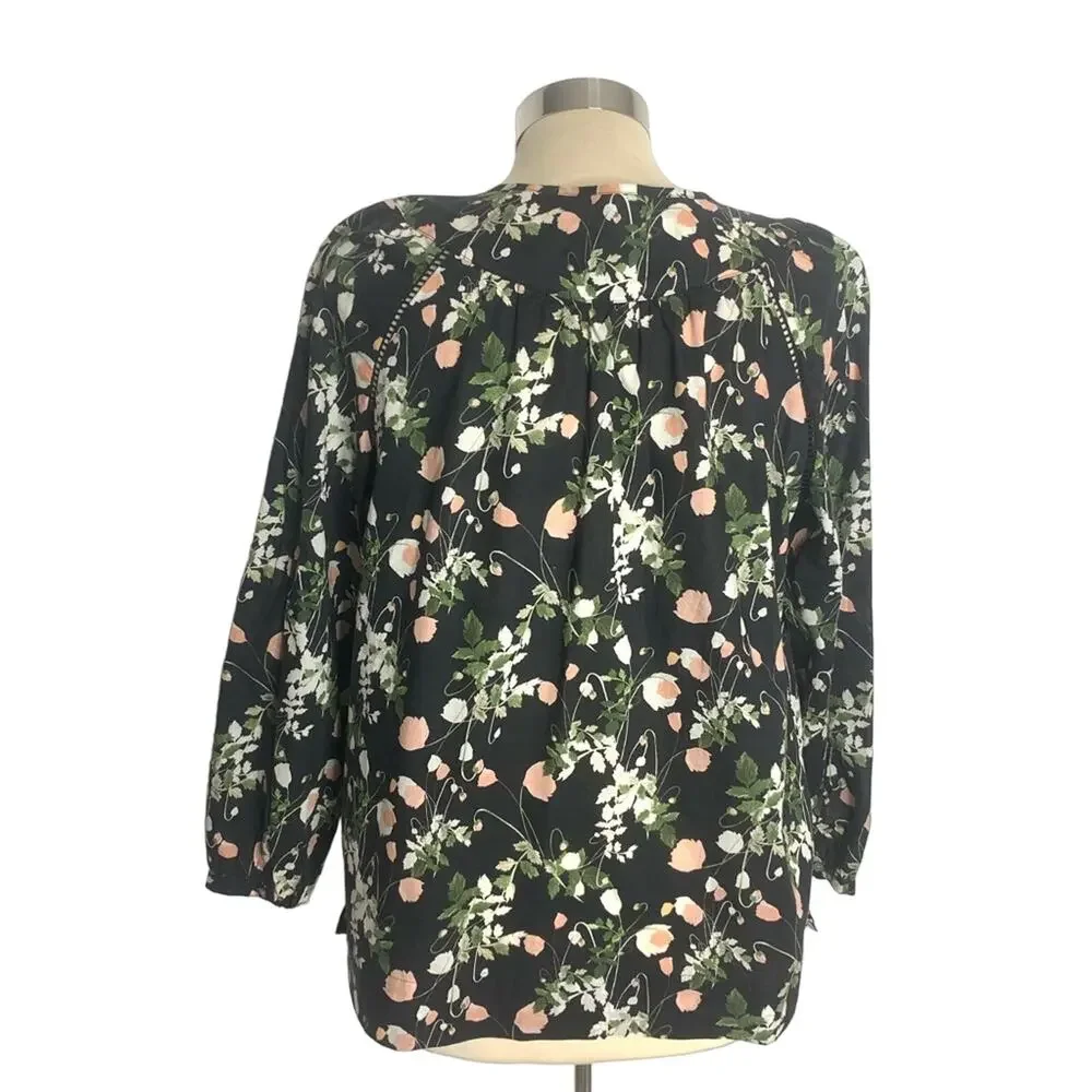 J.‎ Crew liberty of London Poppy dream peasant top